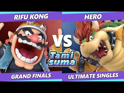 TAMISUMA 191 GRAND FINALS - Rifu Kong (Wario) Vs. Hero (Bowser) Smash Ultimate SSBU