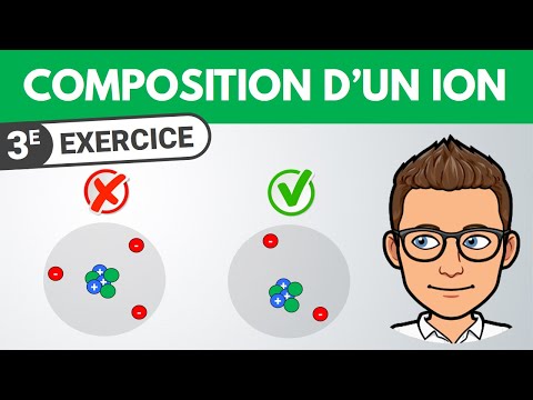 Composition d'un ION ✏️ Exercice | Troisième | Physique-Chimie
