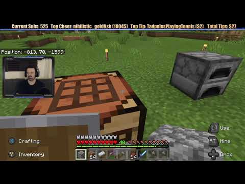 Minecraft  Chill Stream  June 17, 2019 pt2   TREES, Pier Completion and More