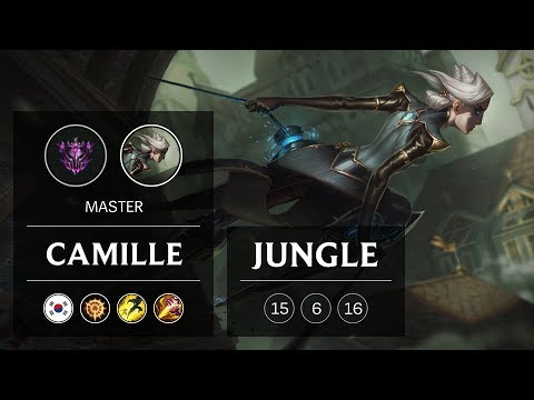 Camille Jungle vs Xin Zhao - KR Master Patch 9.5