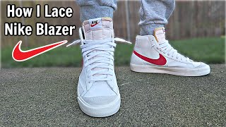 How I Lace My Nike Blazer