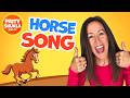 Five Horses Horse Song For Kids Children And Toddlers Nursery Rhyme Songs Patty Shukla
