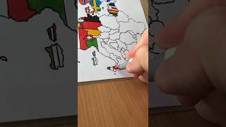 Can You Draw the Italian Flag 🇮🇹 Inside Its Borders? 🤔🎨 #flag #map #shorts #italy
