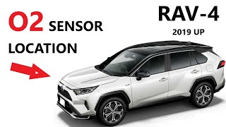O2 sensor location bank1 on 19 23 TOYOTA RAV4 2019 2020 2021 2022 2023 2024