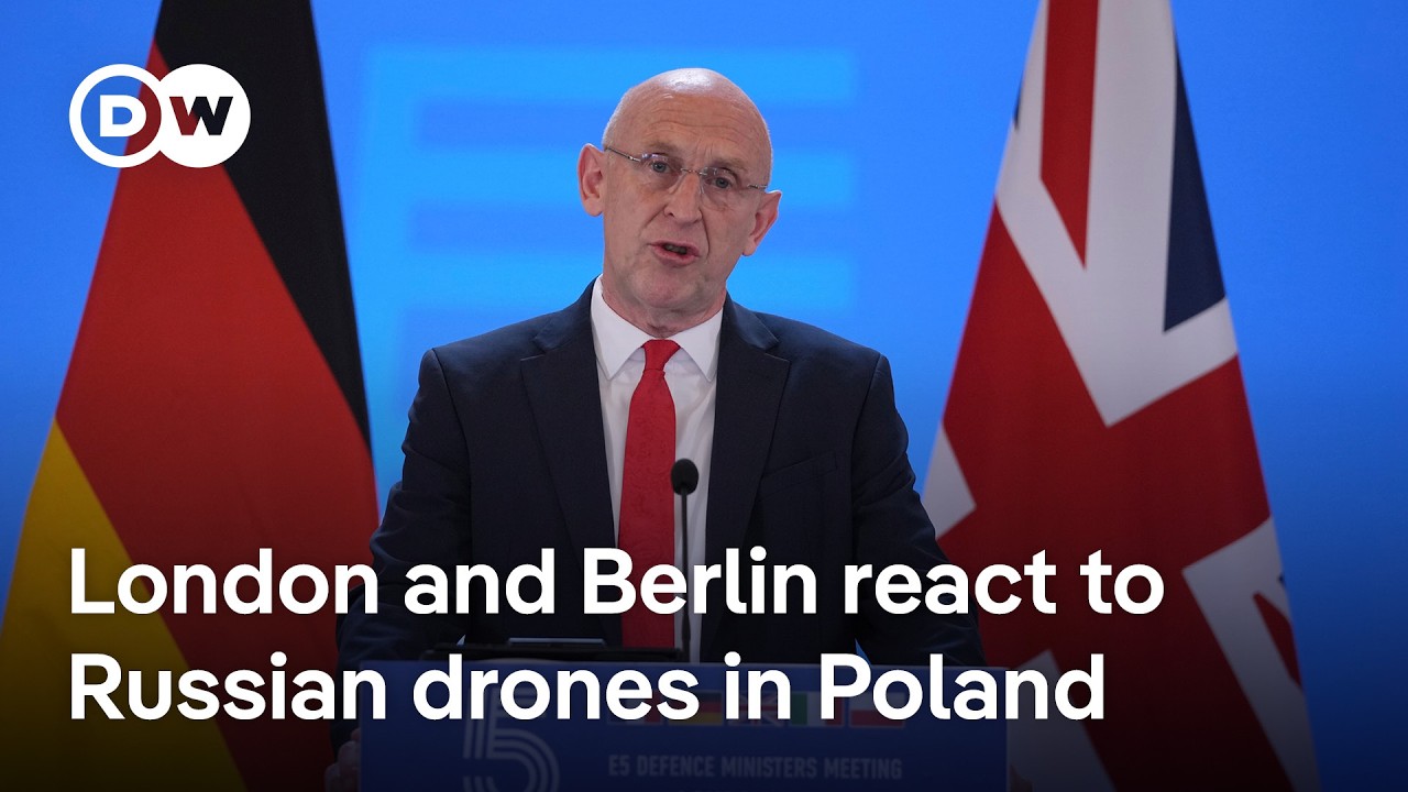 Aftermath of Russian drones being shot down over Poland | DW News