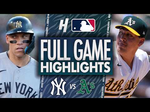 애슬레틱스 VS 뉴욕양키스 8:13 MLB 스포츠하이라이트