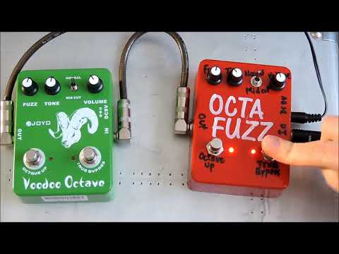 Joyo Voodoo Octave Stock Vs Mod shootout, Msm workshop