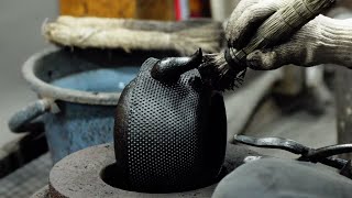 🔥 震撼！日本铁器铸造工艺！1400°C(2500°F) 熔融金属与传统技艺🔥