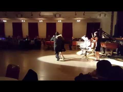 Cristian Sierra and Caelyn Casanova — "La milonga de Buenos Aires" by Redwood — 2/2 at Vecher Tango