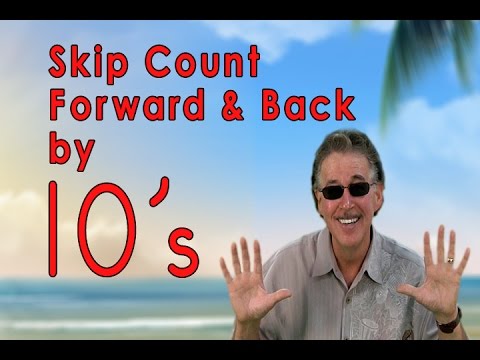 Skip Count Forward and Back by 10's | Jack Hartmann