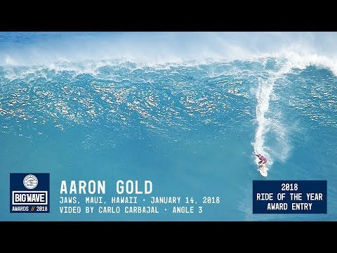 Aaron Gold at Jaws 3 - 2018 Ride of the Year Award Entry - WSL Big Wave Awards