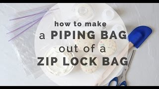 How to Make a Piping Bag Out of Zip Lock Bag | Yummy Ph
