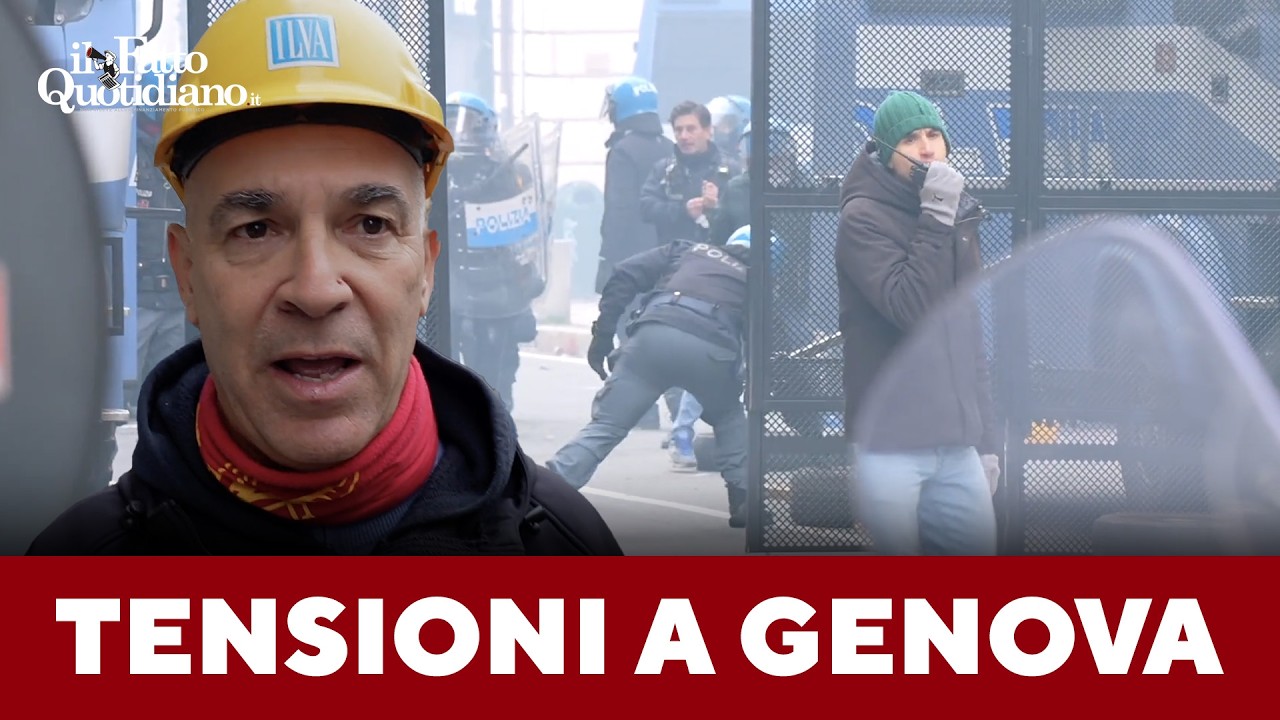 Protesta operai Ilva a Genova, le tensioni e la stazione occupata: “Non saremo complici del governo”