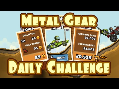 Hill Climb Racing 2 : Daily Challenge Metal Gear