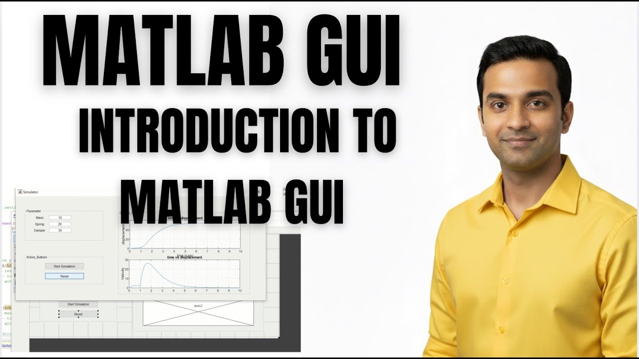 MATLAB TUTORIAL | MATLAB GUI | INTRODUCTION TO MATLAB GUI