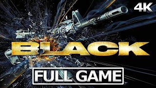 BLACK Full Gameplay Walkthrough / No Commentary【FULL GAME】4K Ultra HD