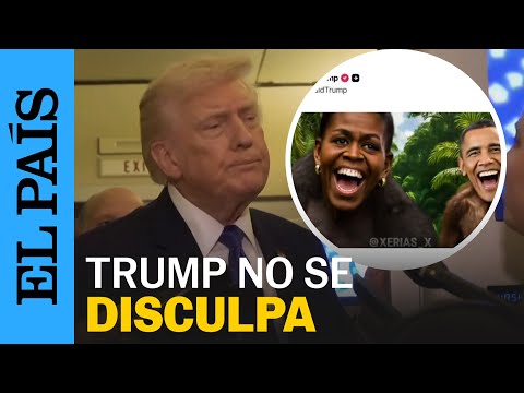 EE UU | Trump explica la publicación y retirada de un vídeo en el que aparecen los Obama como monos