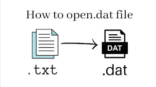 ||HOW TO CHANGE FILE  NAME EXTENSION || CONVERT .txt to .dat FILE...
