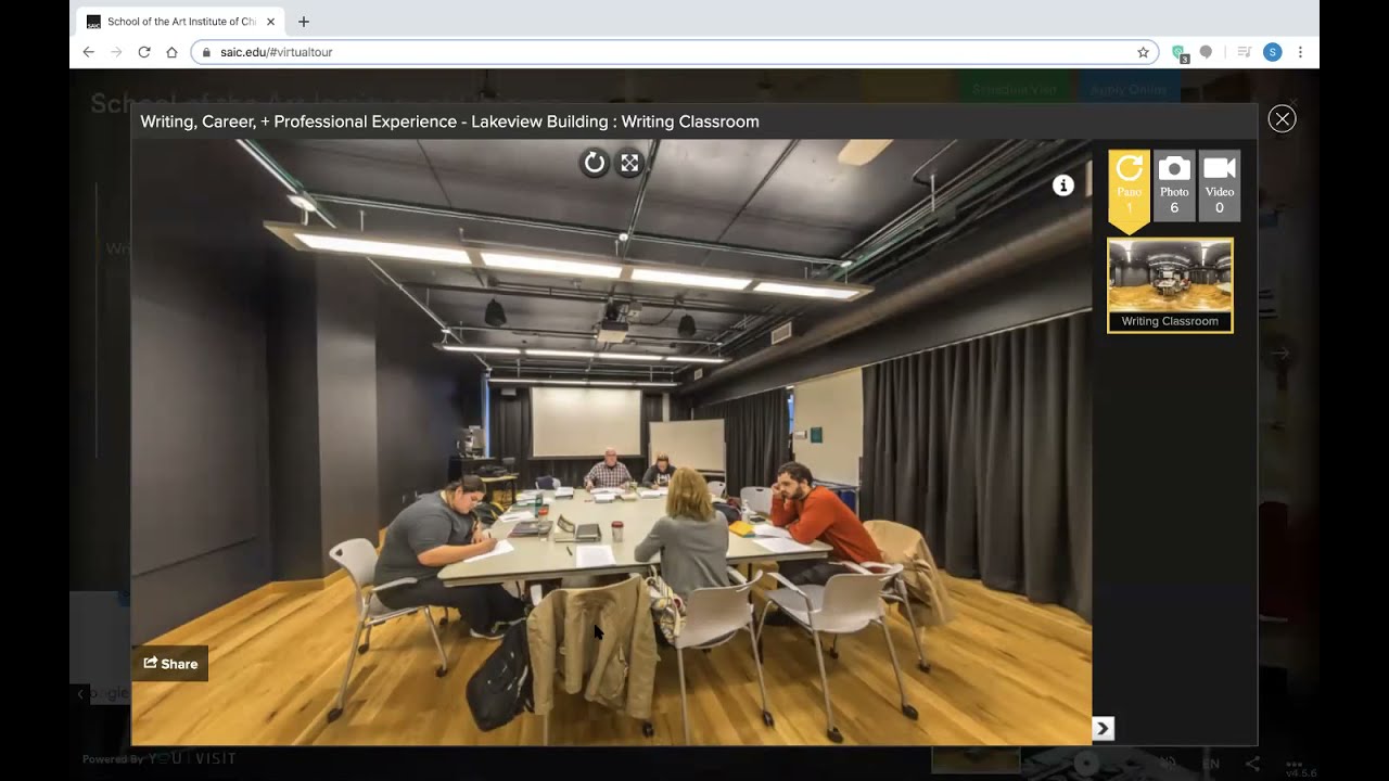 SAIC Writing Department Virtual Tour