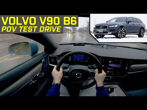2022 VOLVO V90 CROSS COUNTRY B6 - City POV Test Drive - 4K