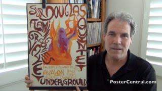 Velvet Underground Avalon Ballroom Hand-Painted Poster 1968