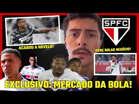 EXCLUSIVO: SÃO PAULO FECHA COM REFORÇO E QUER MAIS DOIS RAPIDAMENTE! SABINO SAI? BASTIDORES DO TIME!