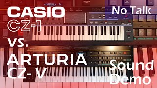 Video thumbnail for Casio CZ-1 vs Arturia CZ-V - Preset Sound Demo - No Talking by Runningonair