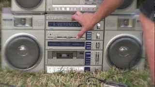 preview picture of video 'Fisher PH-410 PH-480 PH-460 Boombox via Sony WM-F10II Walkman Stereo Review Comparison'