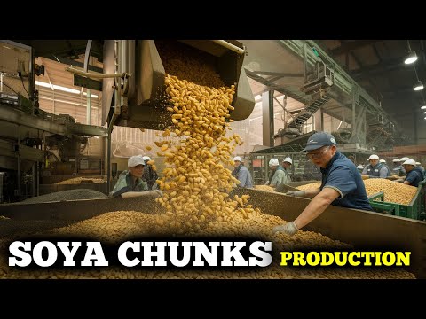 How Soya Chunks Are Made In Factory