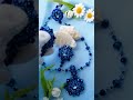 Crystal Blue Earrings Statement Earrings Dangle Earrings Diy Jewelry Handmade Earrings