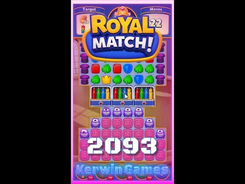 Royal Match Level 2093 - No Boosters Gameplay