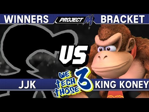 Project M - JJK (Mr. Game and Watch) vs King Koney (Donkey Kong) - We Tech Those 3 Winners