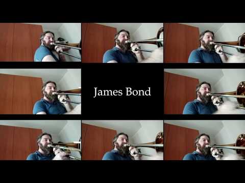 James Bond Theme - 8 trombones