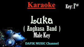 Download lagu Luka (Karaoke) Angkasa Band/ Nada Rendah Pria/ Cowok/ Low Male Key F# mp3
