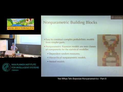 Bayesian Nonparametrics 2 - Yee Whye Teh - MLSS 2013 Tübingen