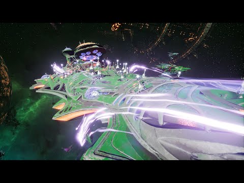 Skalgrim Mod - Craftworld Aeldari vs Necrons - Massive Battle - Battlefleet Gothic Armada 2