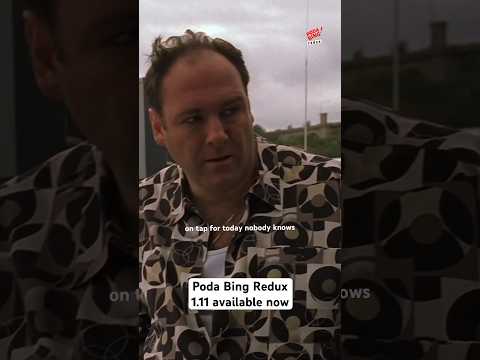 Poda Bing Redux 1.11 available now. #sopranos #tonysoprano #newjersey