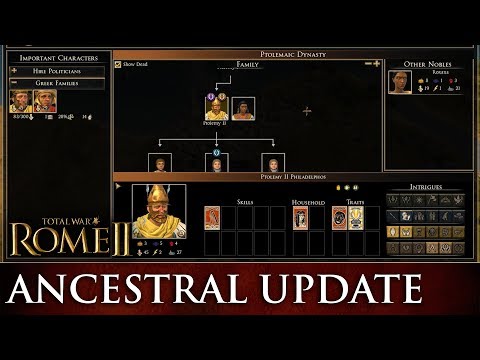 Total War: ROME 2 - Family Tree & Graphical Improvements