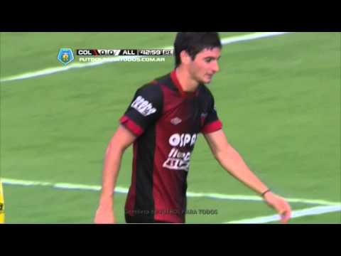 Ocasión de Alario. Colón 0 - All Boys 0. Fecha 11. Torneo Final 2014. Fútbol Para Todos