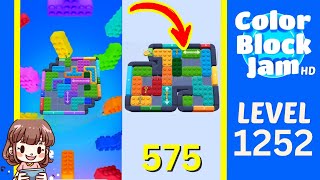 Soluzione del Livello 1252 di Color Block Jam