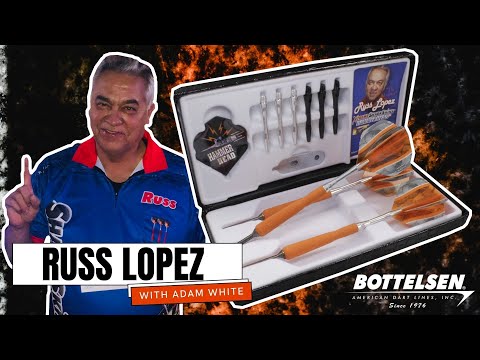 RUSS LOPEZ SIGNATURE XTREMESHARKSKINS™ HAMMER HEAD®  BOTTELSEN DARTS REVIEW WITH ADAM WHITE 🎯