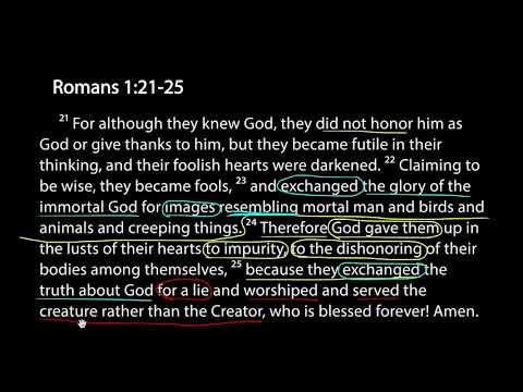 Savoring Scripture - Romans 1:24-25