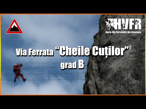 Via Ferrata CHEILE CUTILOR (B) Rosia - Bihor