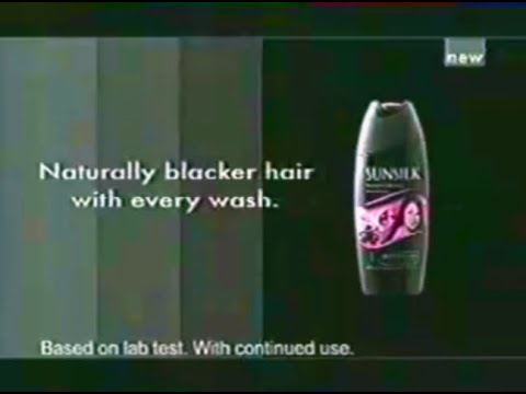 Sunsilk Nourishing Shampoo Deep Black Shine "Stop" 45s - Philippines, 2005