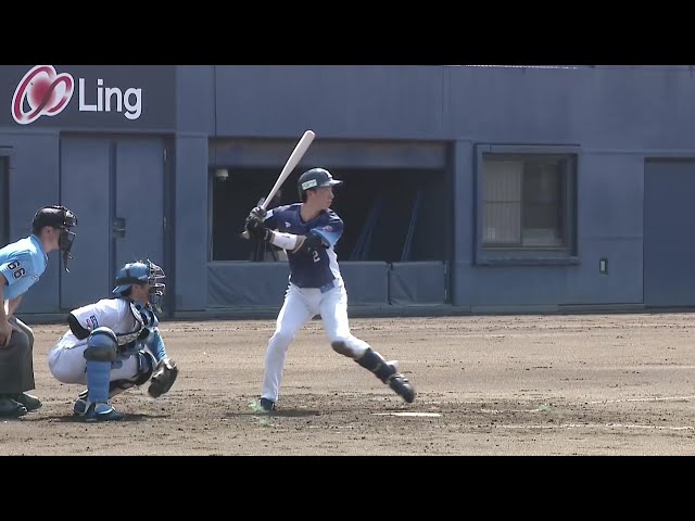 【ファーム】ルーキーも躍動!! ライオンズ・齋藤大翔 2打席連続ヒットは追加点のタイムリー!! 2025年8月26日 北海道日本ハムファイターズ 対 埼玉西武ライオンズ
