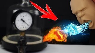 ВАКУУМ ВНУТРИ ВАКУУМА ЗАСОСАЛ ОГОНЬ и ВОДУ.. КАК ТАК ?! ШОКОЛАДКИ Milky Way ВЗОРВАЛИСЬ..