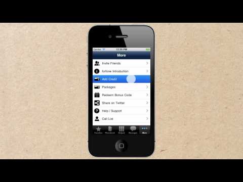 forfone Guthaben aufladen