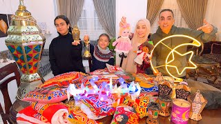 علقنا زينة رمضان ???? قلبنا بيتنا خيمة رمضانية????