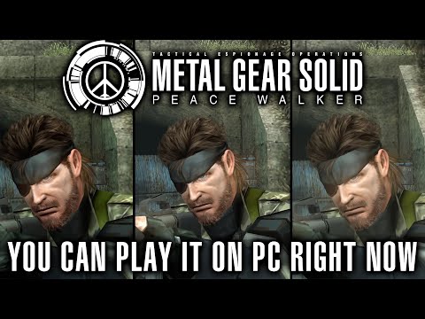 The Best Way To Play MGS Peace Walker on PC (2021)