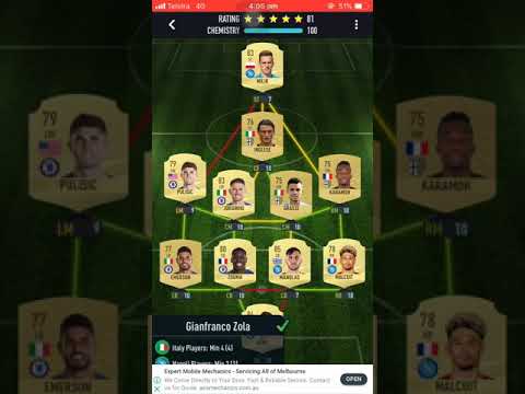 Icon Gianfranco Zola sbc PACYBITS 20